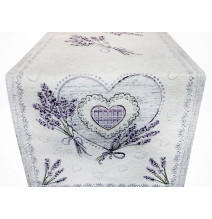 Gobelin terítő Levendula Chenille IT102