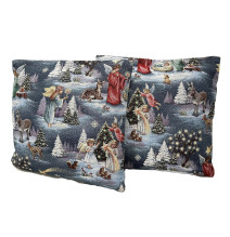 Párnahuzat gobelin 42x42 cm Eden 1208