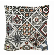 Párnahuzat gobelin szürke Chenille IT113