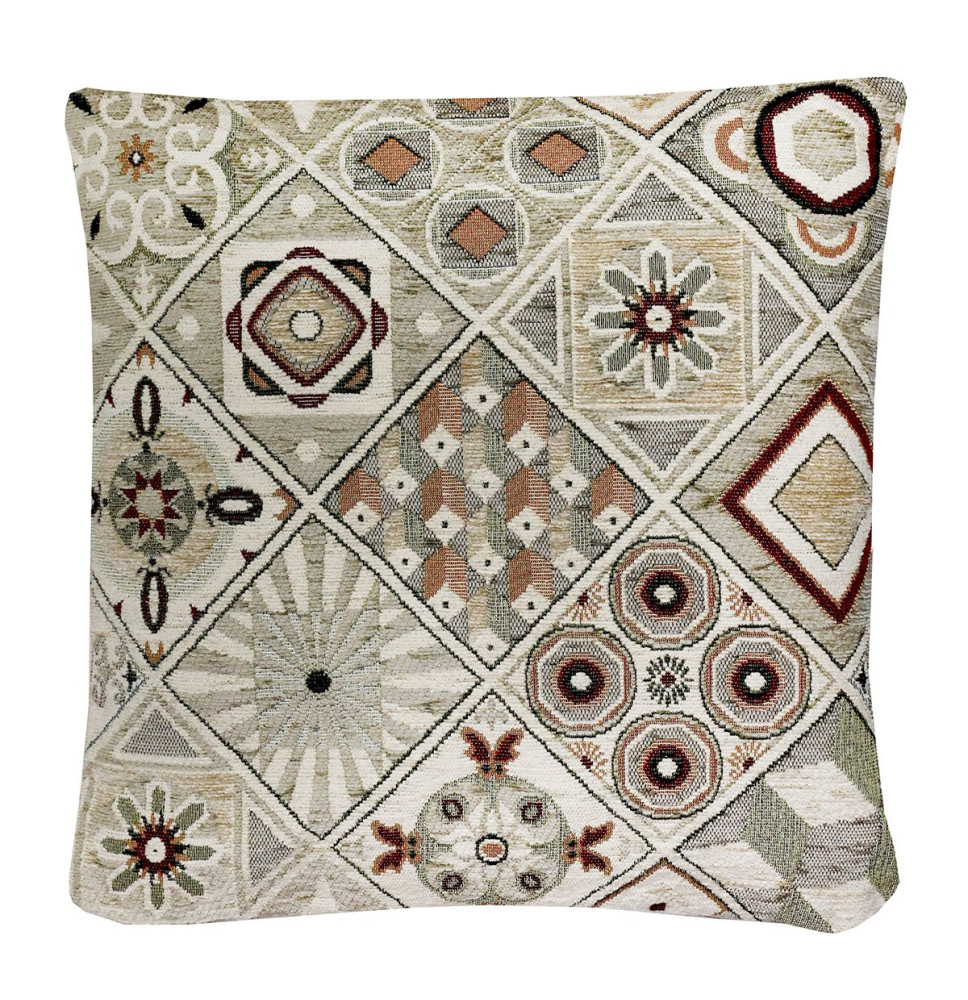 Párnahuzat gobelin bézs Chenille IT113