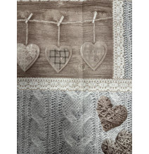 Takaró a kanapén Shabby bézs