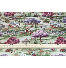 Párnahuzat gobelin 42x42 cm Eden 1178