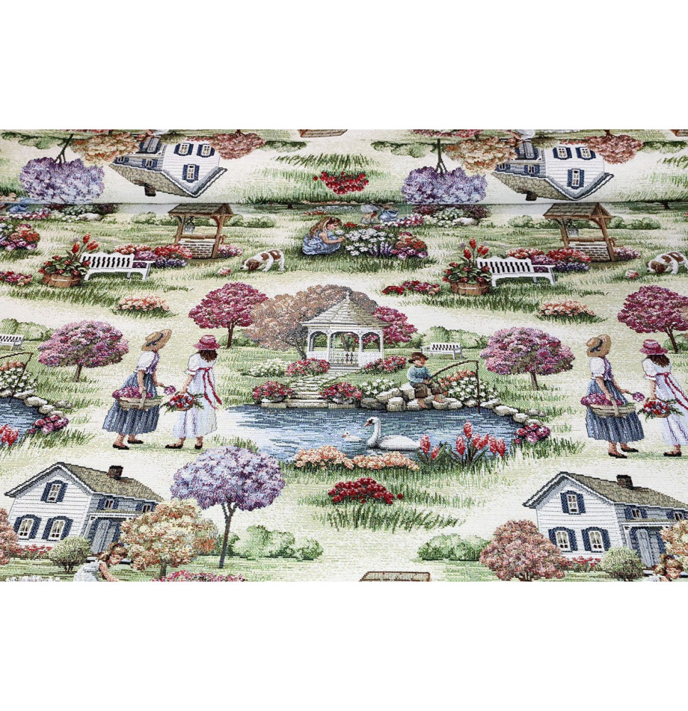 Szövet méterenként Gobelin Eden 1185, h. 140 cm