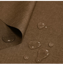 Vízálló vászonutánzat barna, szélessége 160 cm