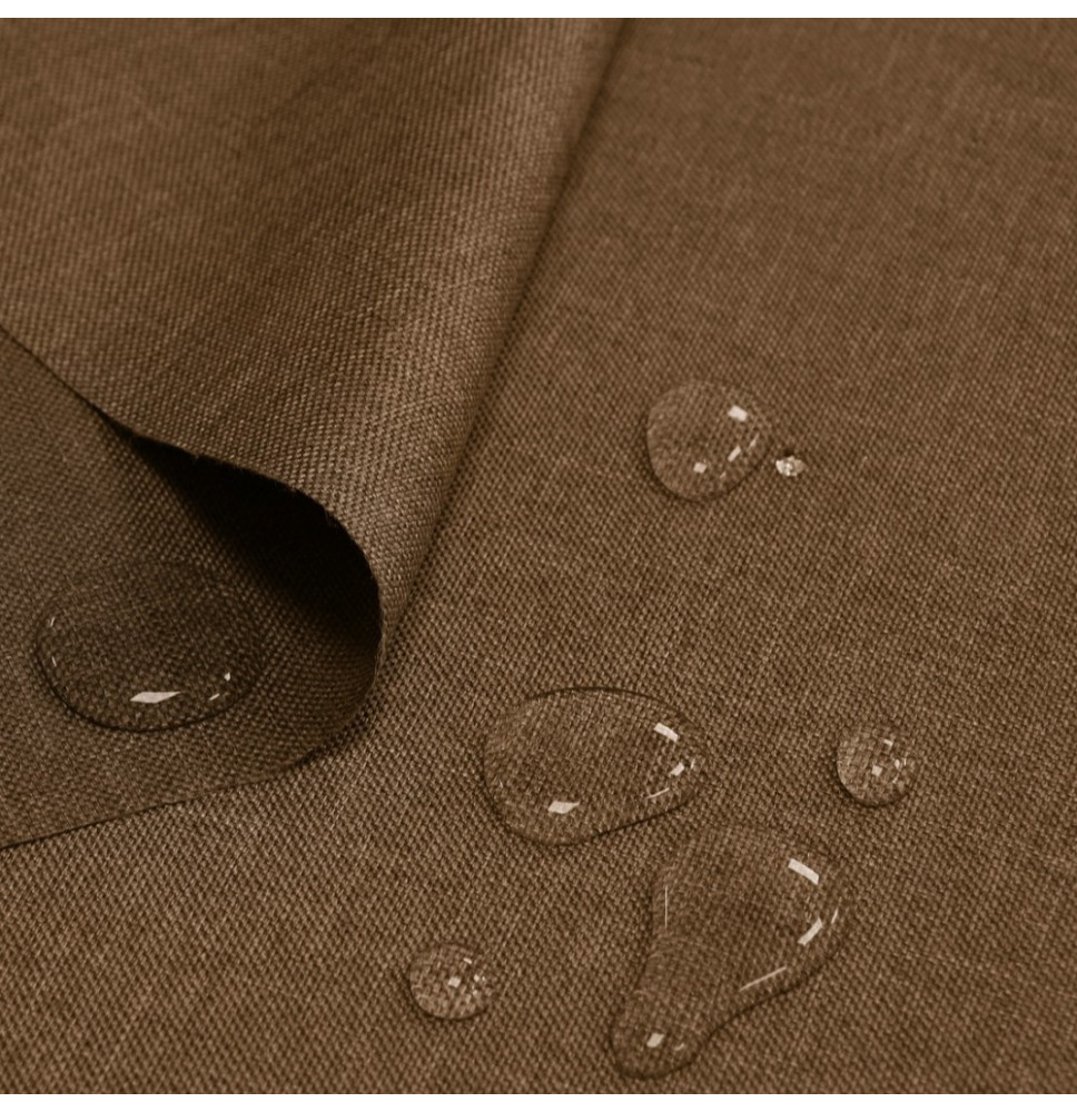 Vízálló vászonutánzat barna, szélessége 160 cm