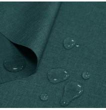 Vízálló vászonutánzat türkiz, szélessége 160 cm