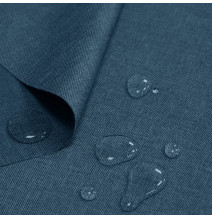 Vízálló vászonutánzat kék, szélessége 160 cm