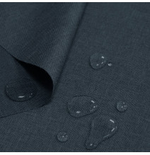 Vízálló vászonutánzat sötétkék, szélessége 160 cm