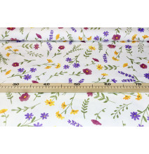 Pamut terítő Tavaszi virágok