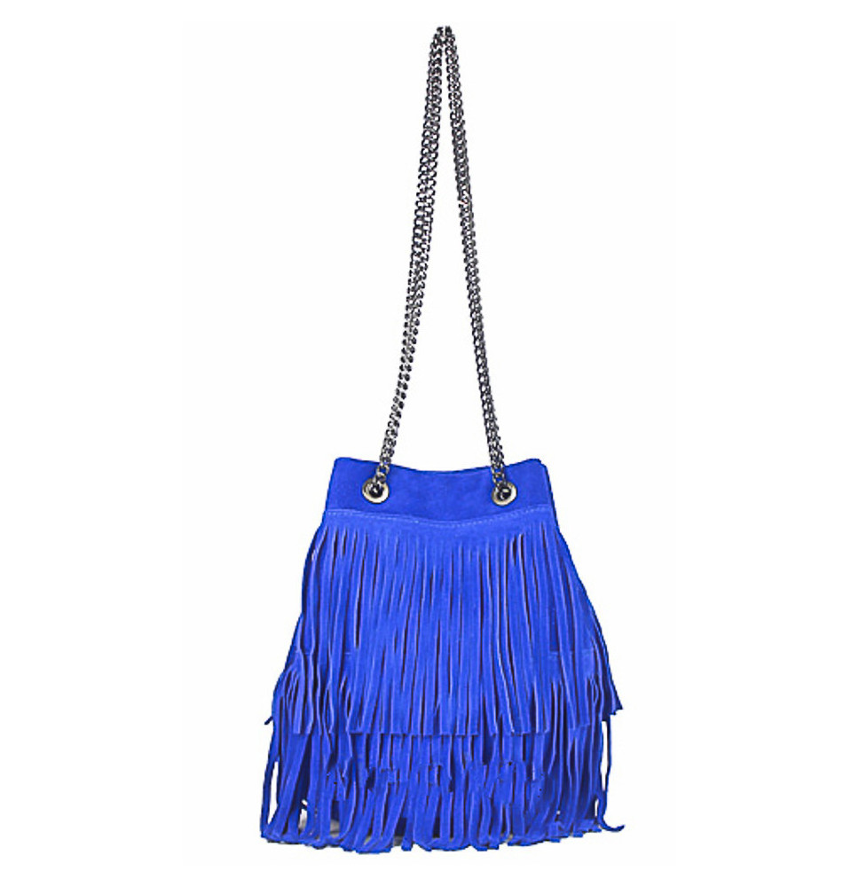 Suede bojt bőr pénztárca 429 ciánkék