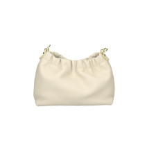 Bőr válltáska 794 bézs Made in Italy