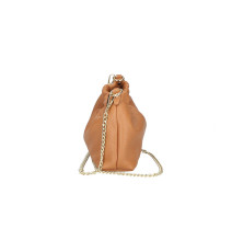 Bőr válltáska 794 könnyű konyak Made in Italy