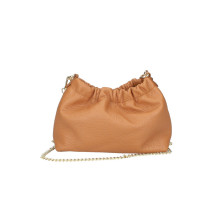 Bőr válltáska 794 könnyű konyak Made in Italy