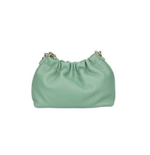 Bőr válltáska 794 mentol zöld Made in Italy