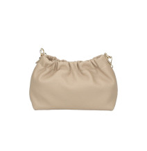 Bőr válltáska 794 szürkésbarna Made in Italy