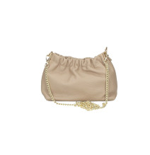 Bőr válltáska 794 szürkésbarna Made in Italy