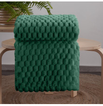 Takaró Cindy6 3D effektussal sötétzöld