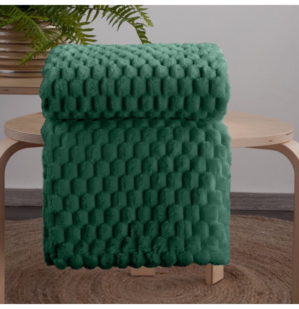 Takaró Cindy6 3D effektussal sötétzöld