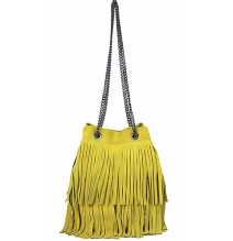 Suede bojt bőr táska 429 sárga
