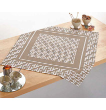 Gobelin asztalterítő Glamour bézs 90x90 cm Chenille IT105