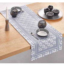 Gobelin terítő Glamour szürke Chenille IT105