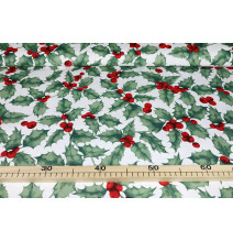 Karácsonyi párnahuzat magyal motívummal