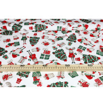 Karácsonyi pamut párnahuzat Karácsonyi