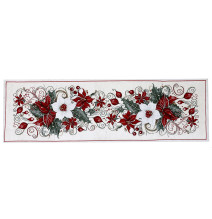 Gobelin terítő Karácsonyi rózsa Chenille IT040