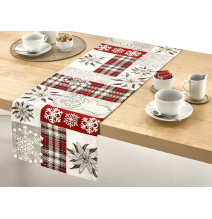 Gobelin terítő "Red Elegance" Chenille IT041