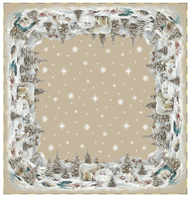 Zsenília karácsonyi kárpitos terítő 1245