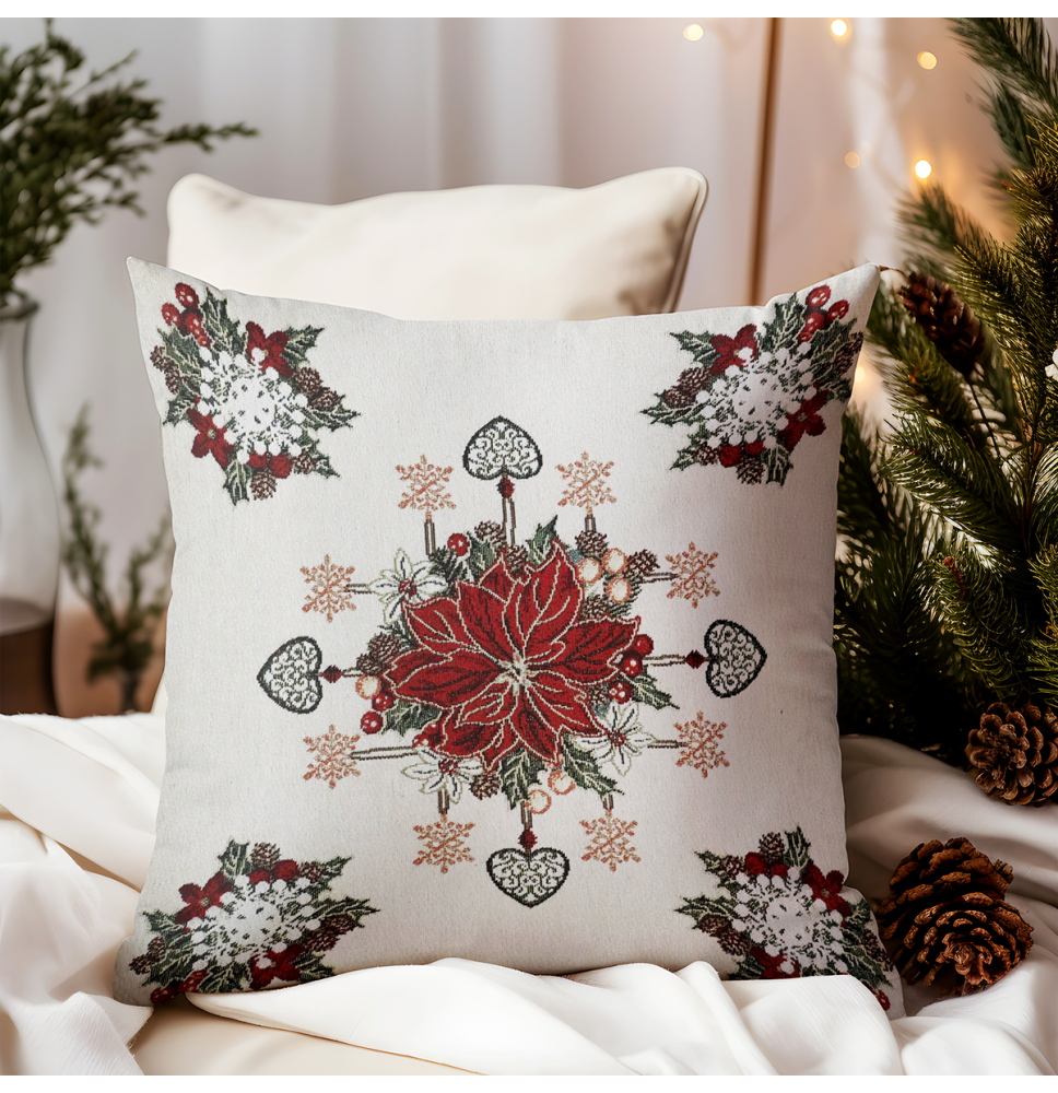 Párnahuzat gobelin 42x42 cm Chenille IT09