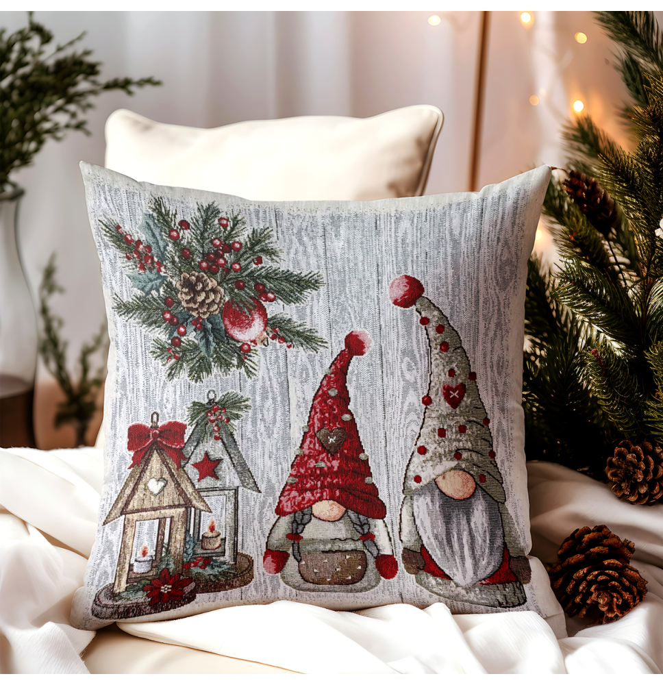 Párnahuzat gobelin 42x42 cm Chenille IT020