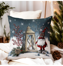 Párnahuzat gobelin 42x42 cm Chenille IT011