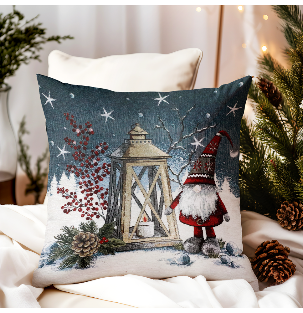 Párnahuzat gobelin 42x42 cm Chenille IT011