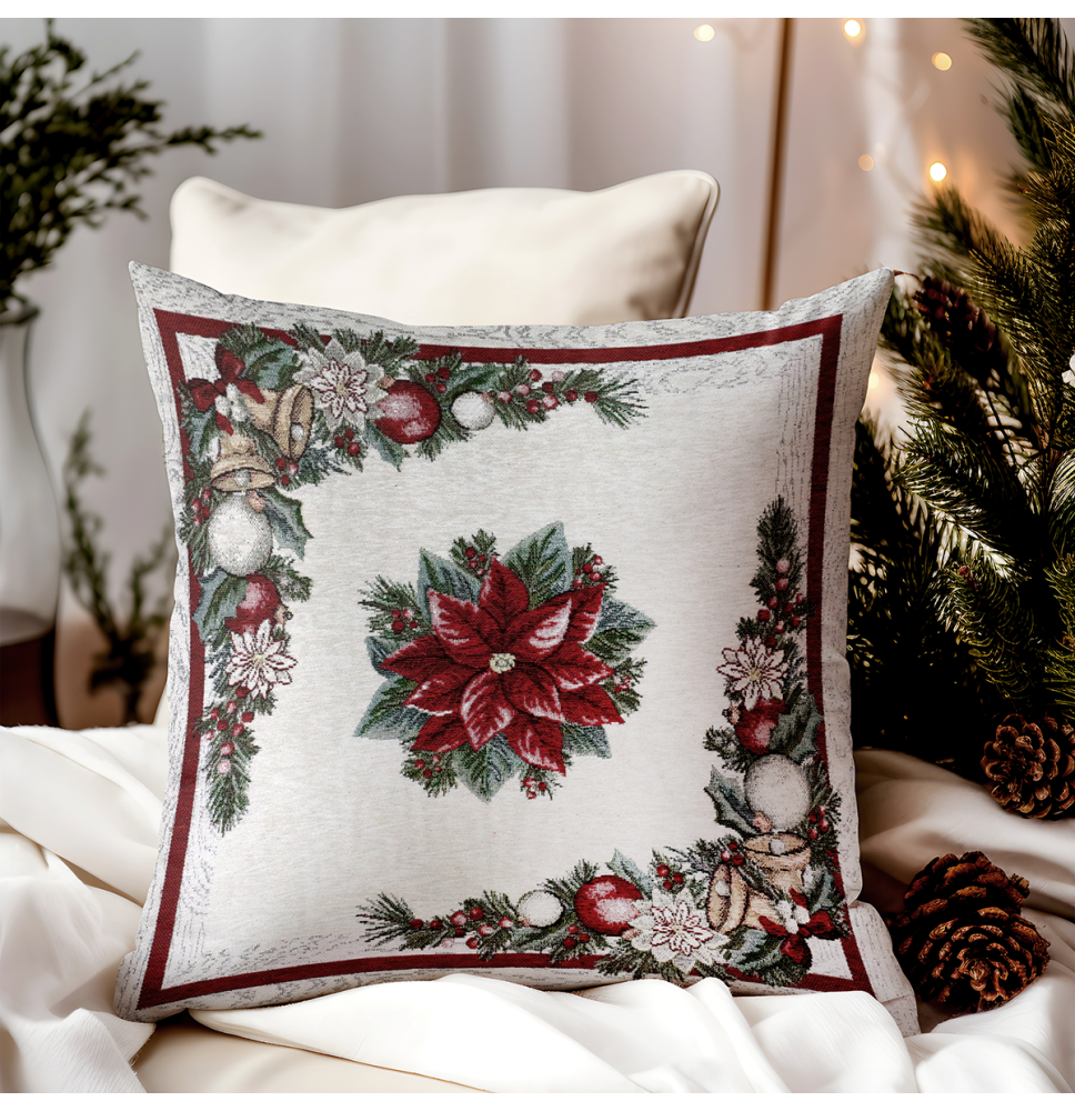 Párnahuzat gobelin 42x42 cm Chenille IT022