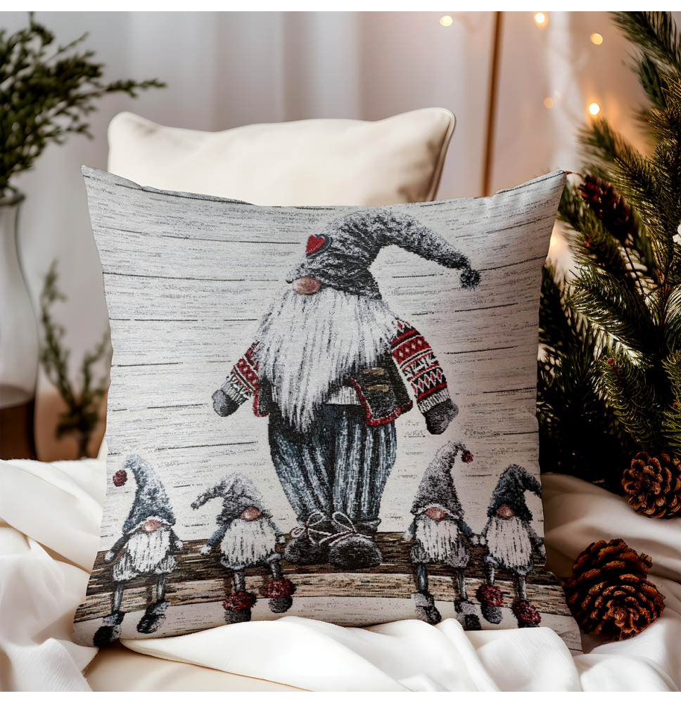 Párnahuzat gobelin 42x42 cm Chenille IT04