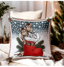 Párnahuzat gobelin 42x42 cm Chenille IT02