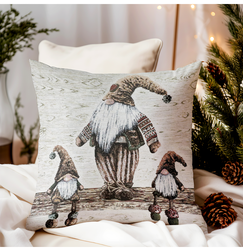 Párnahuzat gobelin 42x42 cm Chenille IT05