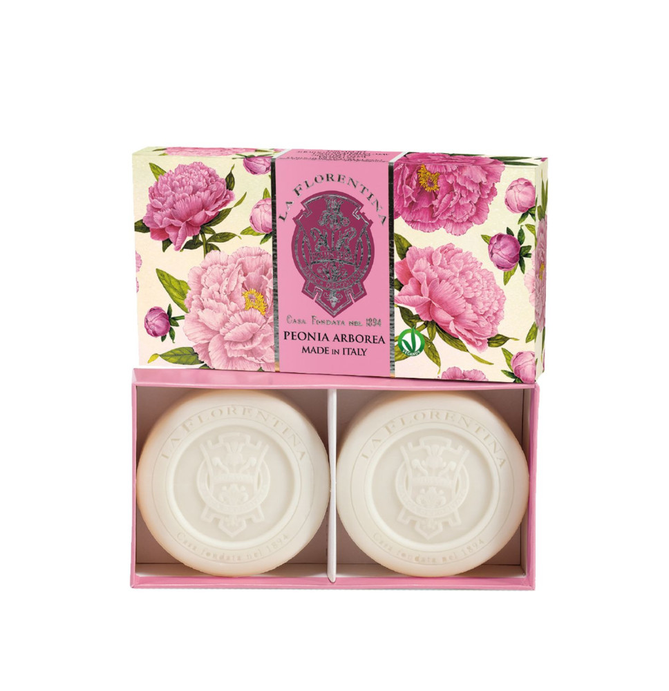 Ajándék szappankészlet babarózsa 2x115 g