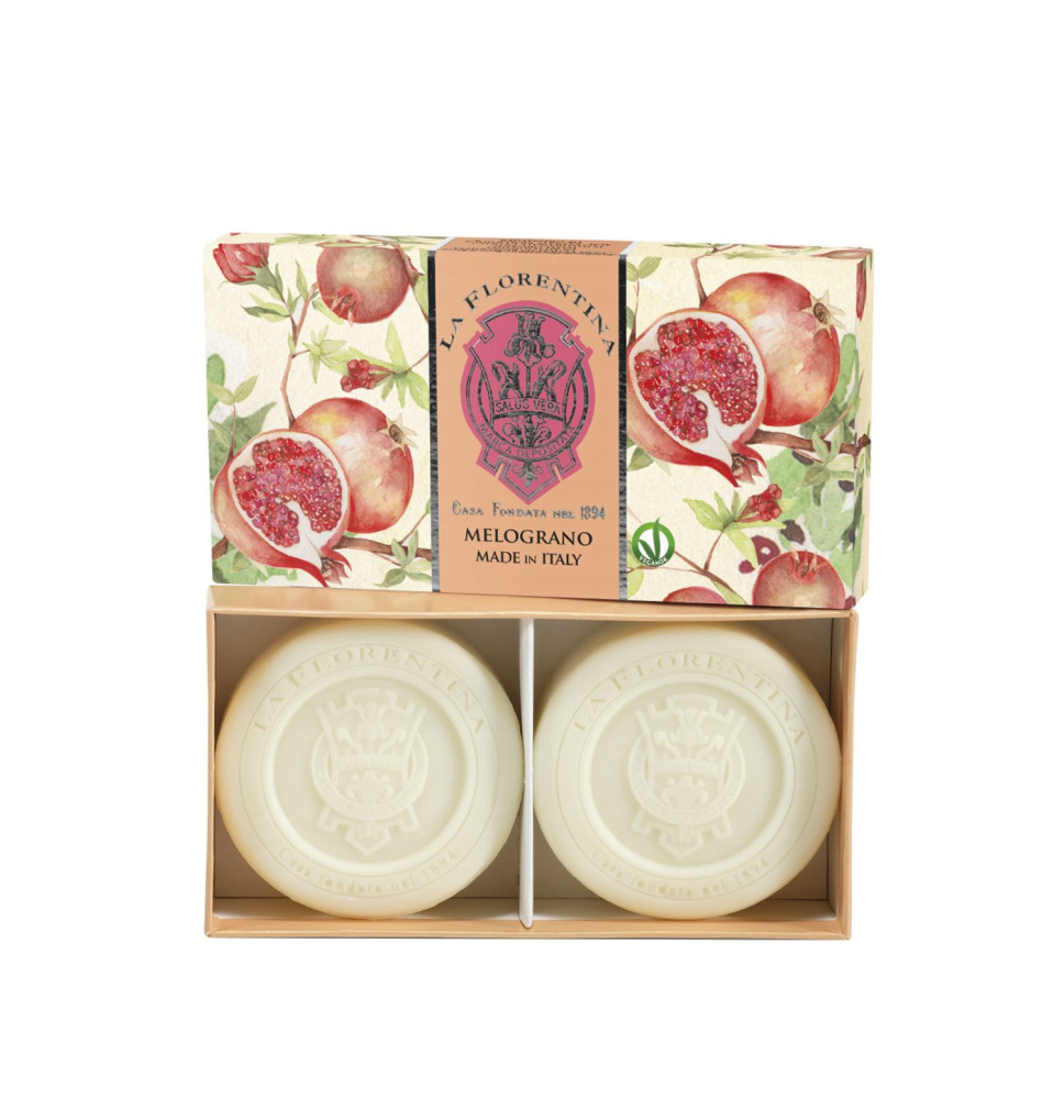 Ajándék szappankészlet gránátalma 2x115 g