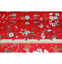 Karácsonyi párnahuzat magyal motívummal