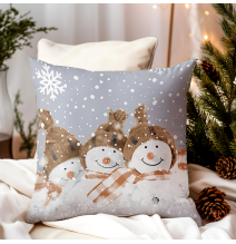 Párnahuzat Hóember bézs 40x40 cm Made In Italy