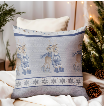 Párnahuzat rénszarvas kék 40x40 cm MADE IN ITALY