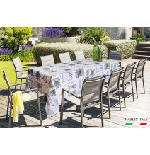 Pamut terítő levendula mix