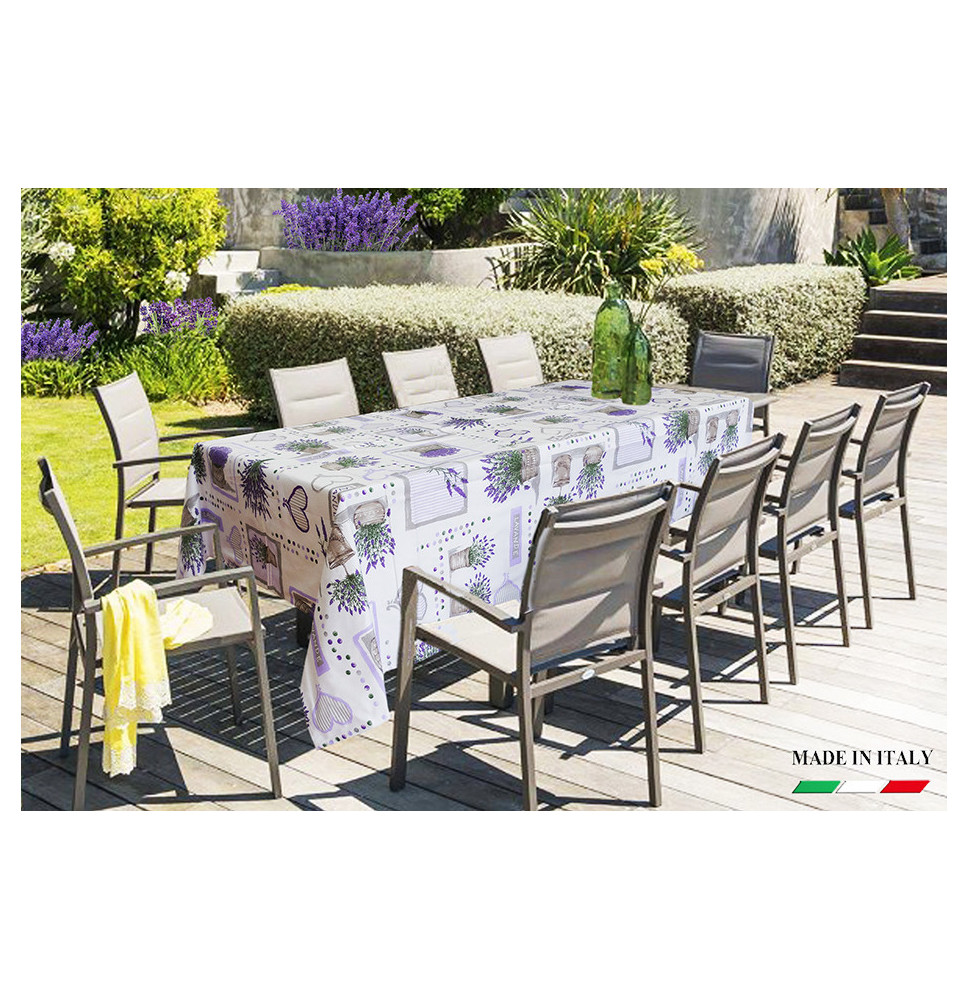 Pamut terítő levendula mix