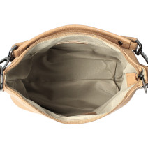 Női bőr kézitáska MI38 cognac Made in Italy