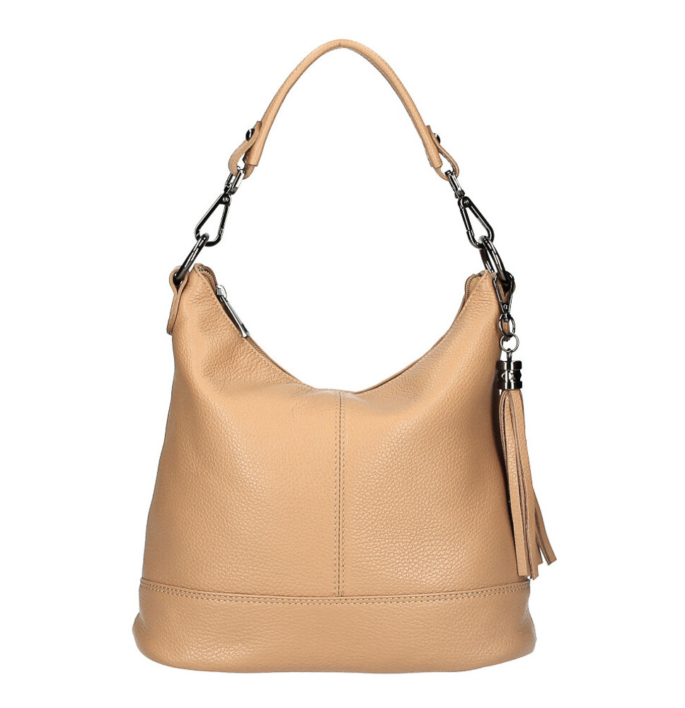 Női bőr kézitáska MI38 cognac Made in Italy