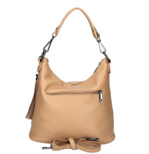 Női bőr kézitáska MI38 cognac Made in Italy