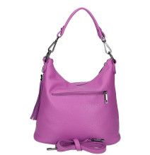 Női bőr kézitáska MI38 fukszia Made in Italy