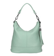 Női bőr kézitáska MI38 menta Made in Italy